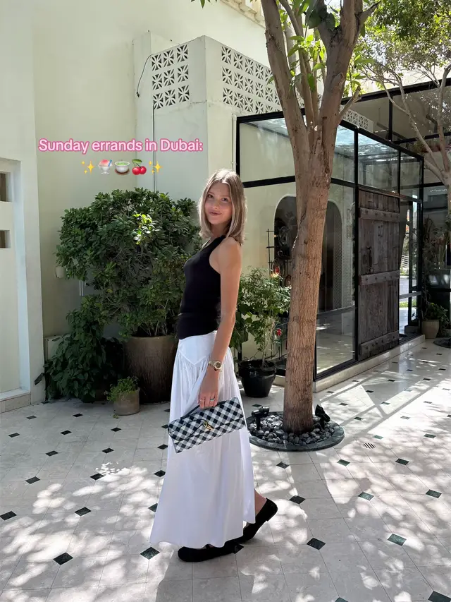 Sunday ootd in Dubai ✨ #ootdinspo #outfit #fyp #errands #sundayfunday #lookoftheday 