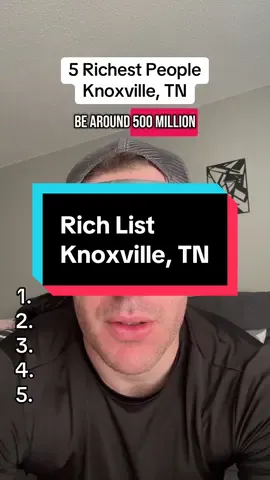 Replying to @bdall23 Rich List: Knoxville, TN #top5 #ranking #knoxville #tennessee #rich #fyp 