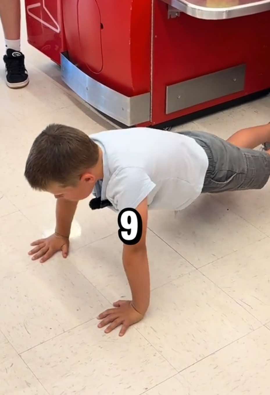 Do 10 pushups, I’ll buy you anything!  #viral #gym #fitnesschallenge #challenge #trend #mrbeast #winmoney #win #pushups #target 