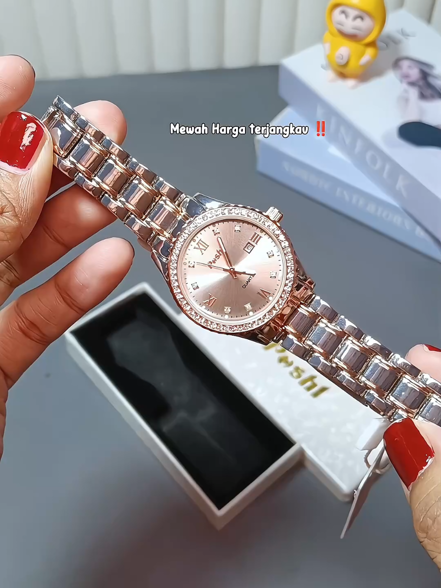 Asli jam tangan Mewah cantik waterproof sebelum harga naik cekout sekarang promo cuman 100 ribuan ‼️ #jamtangan #jamtanganmurah  #jamtanganwanita #poshi #jamtanganposhi #jamtanganmewah #jamtanganrantai #fyp #yzxcba #foryou #foryoupage 