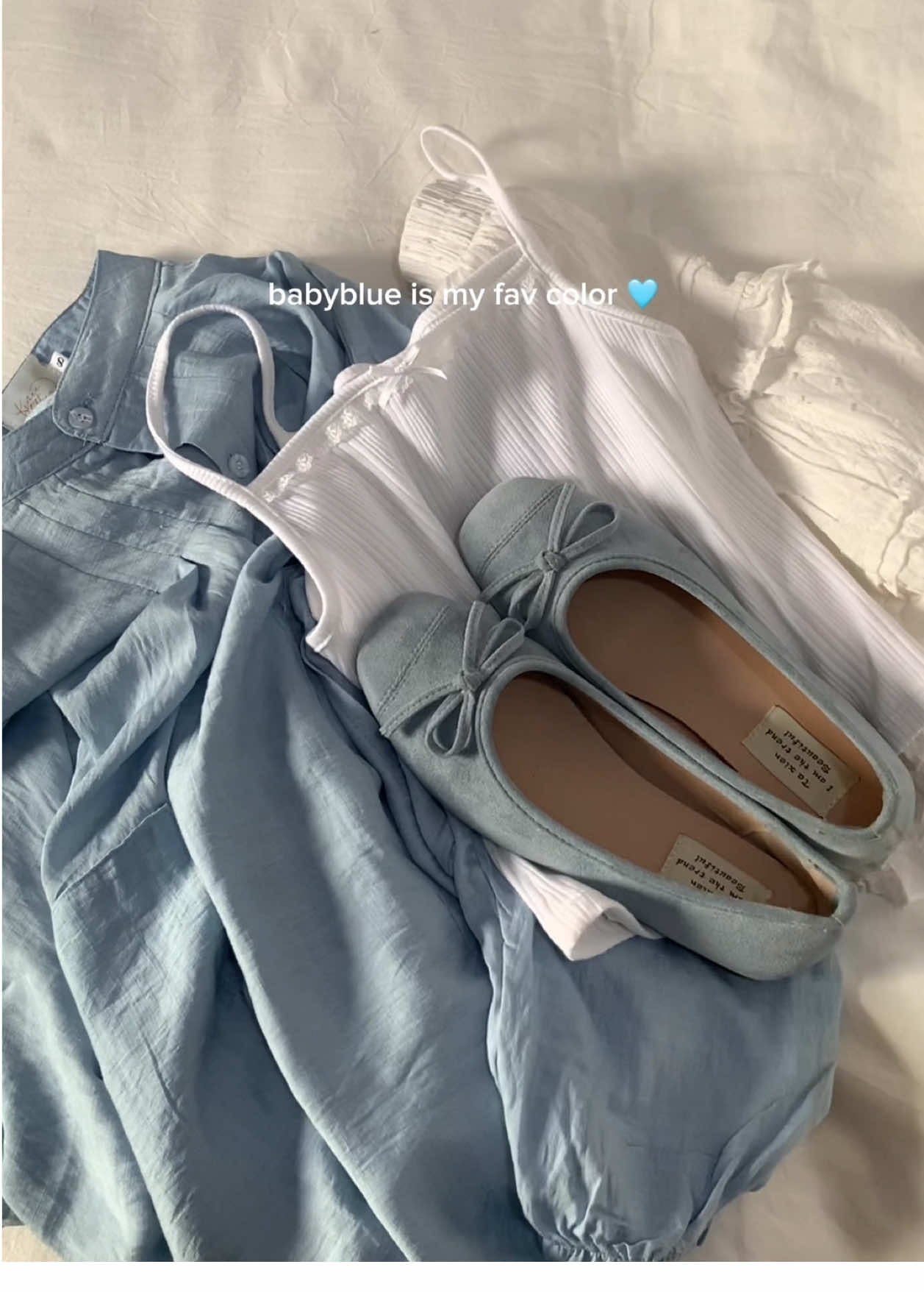 How I style my babyblue shirt 🩵 #ninioutfit #outfitideas #outfitinspo #OOTD #fyp 