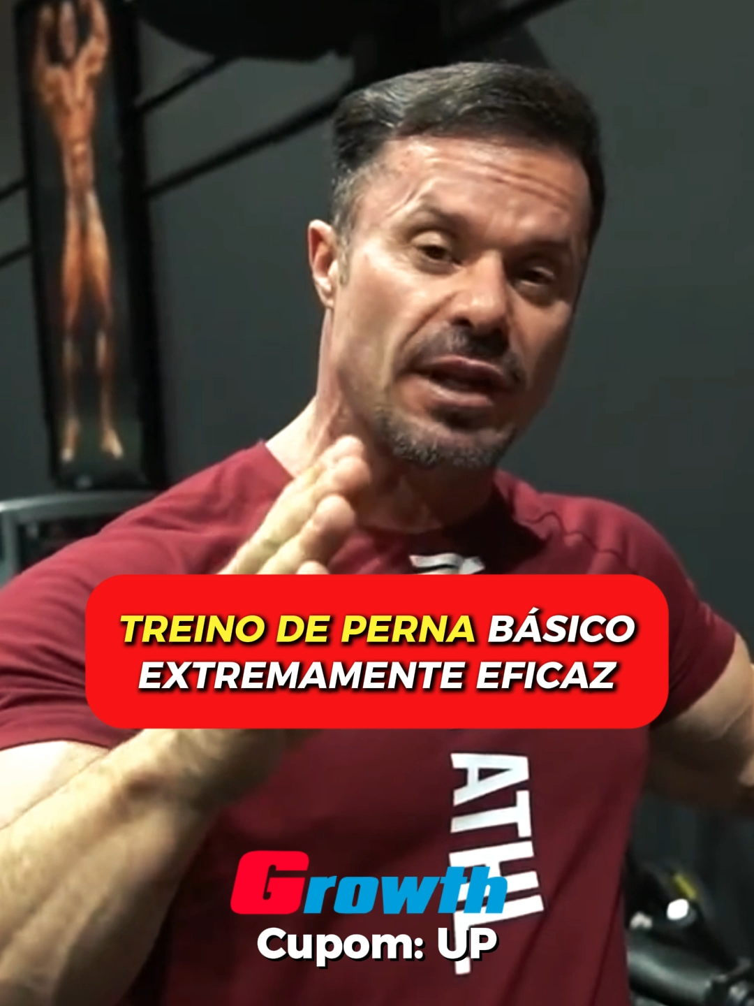 🏷️ Cupom “UP” na @growth.supplements  . . . #renatocariani #treinodepernas #musculação