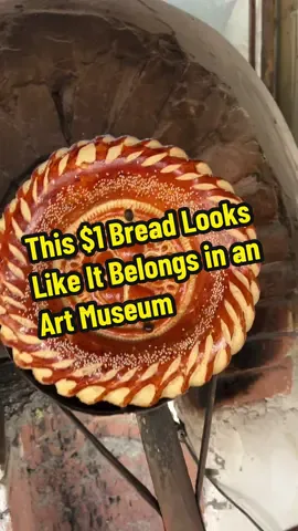 This $1 Bread Looks Like It Belongs in an Art Museum #BreadArt   #FoodDesign   #TandoorBread   #MasterpieceMadeOfFlour   #OnlyOneDollar