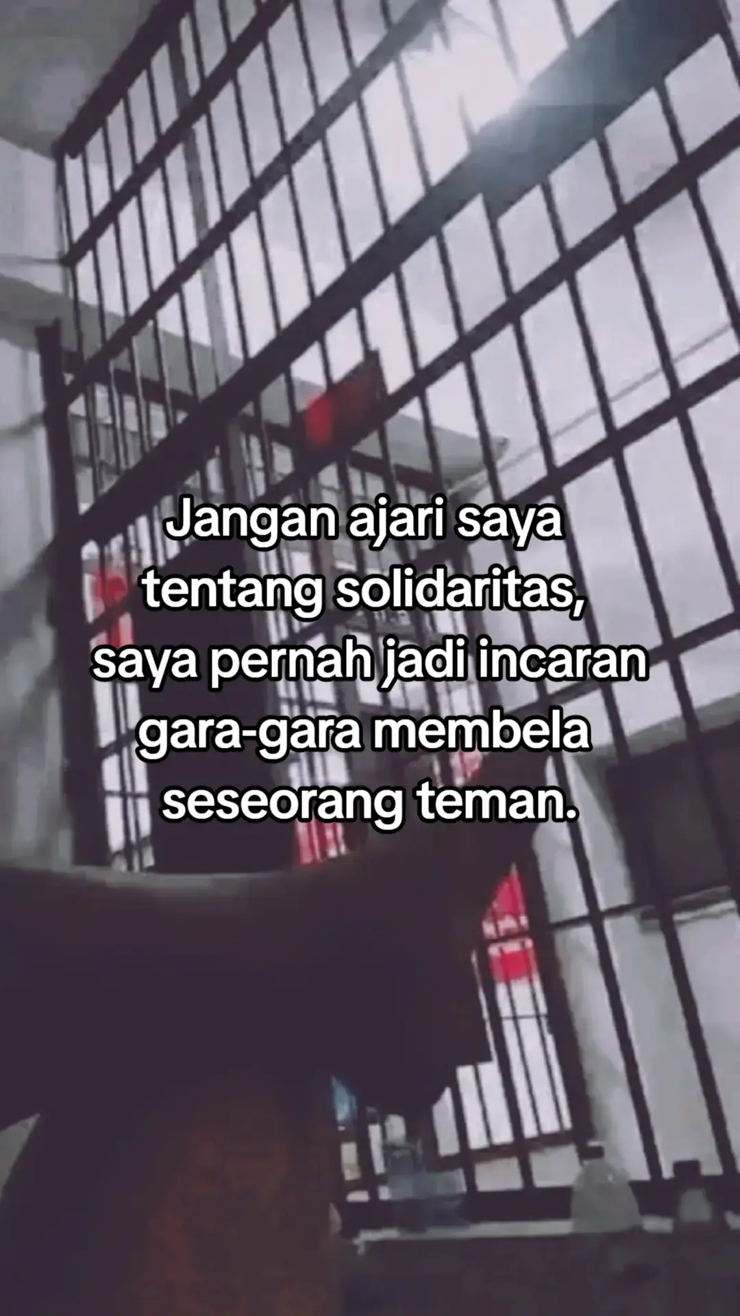 #fypage #tiktokviral #quotes #katakata #motivation #sahabat #jerujibesi #lapas #rutan #tahanan #napi #orangsenang #jerujibesijadicerita #narapidana #masukberanda #sorotan #xyzabc #lapasrutan #masukberandafyp #storytime #fouryou 