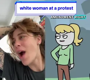 #duet with @Rami Abushhab as a white “woman” here’s why i protest 🪧 because if i believe in a cause but don’t show up, what am i even saying? because i am less likely to be harmed by police because if we don’t use our privilege to make space, then who tf will? because being “allies online” doesn’t mean anything if we disappear when it’s risky because silence has never protected anyone but the privileged system because people say “don’t say we” and they’re right. not everyone’s willing but i am. and i think more white people should be. especially white men. ESPECIALLY white men. because cops might hurt and arrest me. but they might deport or hurt someone else worse because some of y’all think protesting is extreme what do you think genocide is? because if it ever gets real, and it is getting real.  and if they come for them today, they’ll come for you tomorrow. show up. shut up. protect the most vulnerable. and hold the damn line. this isn’t about being a hero. it’s about being a human. #whiteallies #justice #tiktokpolitics 