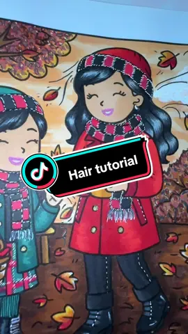 Hope you all enjoyed this tutorial. Like I’ve said before I’m no expert but this is the way I choose to color hair. Everyone’s different so always do what works best for you. 🫶🫶🫶 Hope you enjoyed thus hair tutorial 🫶 #tutorial #colortok #colors #arts #tiktokart #coloring #artcommunity #markers #hobby #coloringtherapy #coloringbook #tutorials #fyp #foryoupage❤️❤️ #foryoupagе #foryoupagee 