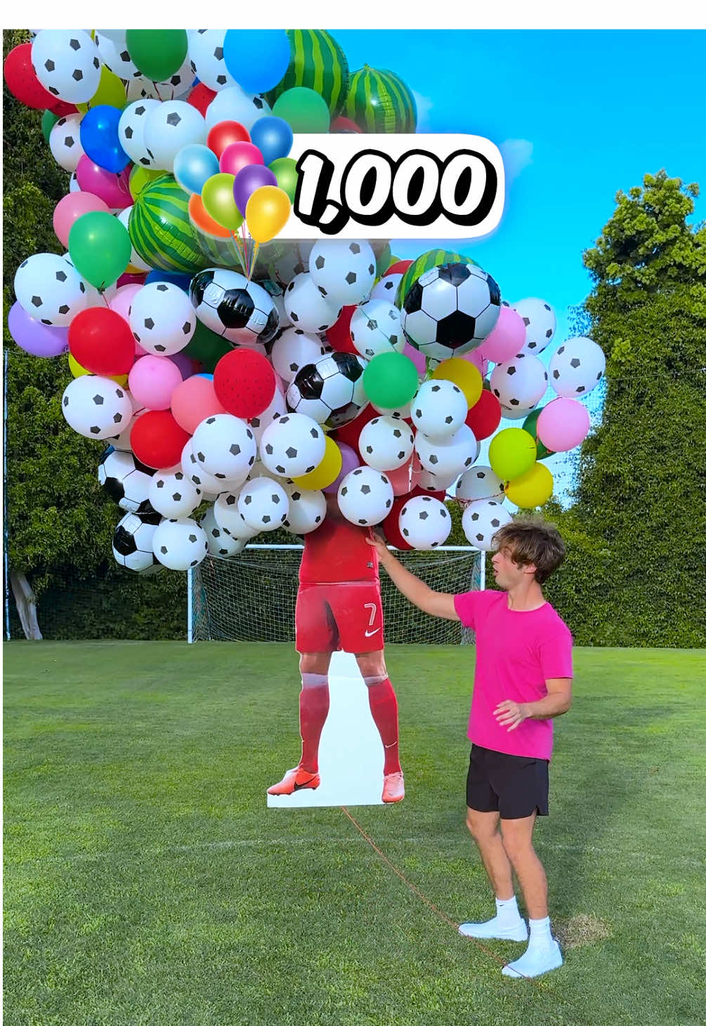 How Many Balloons To Make Ronaldo Fly?