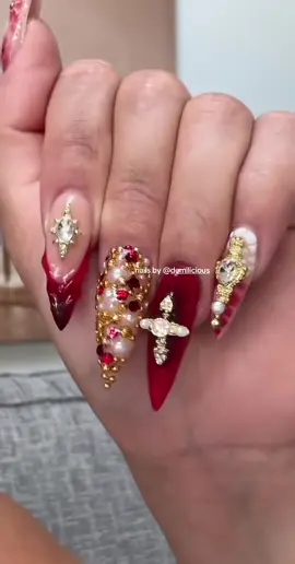 NAILS DONE BY @demilicious #nails  