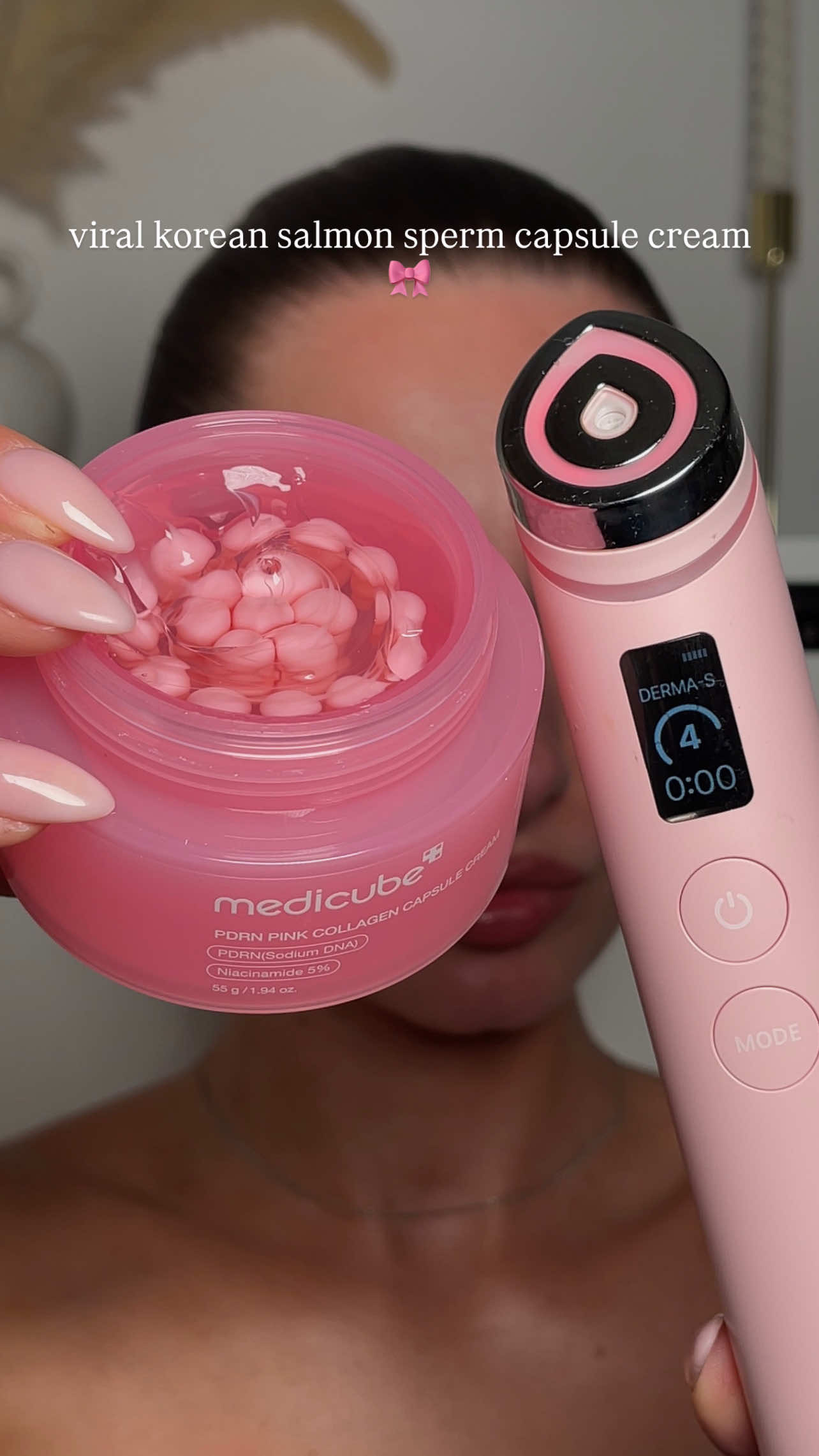 I’m shook🤯 and this is why Korean skincare is viral > 🍣 the @medicube global pdrn capsule cream and the booster pro are a match made in heaven for glass skin✨ #skincare #koreanskincare #kbeauty #beauty #beautyhacks #skincaretips #glassskin #skincarehacks #viralskincare #skintok 