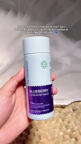 Selfcare tak stop kat skincare je. Jom kita mula jaga dari dalam , untuk mata & energy ✨ Nak try? Tekan je beg kuning ya. #MataSihat   #supplements  #BlueberryLutein   #RutinCantik   #SelfcareWanita   #SupplemenHarian   #eyesupplements 