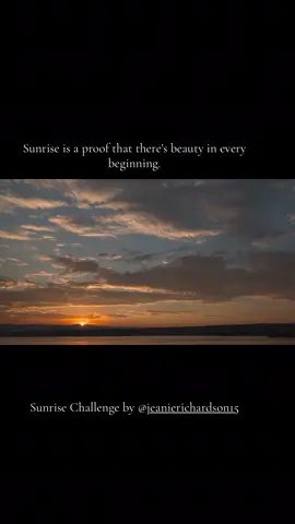 Thank you so much 🤗🙏@thebeautyofscotland17 for nomination to do the Sunrise Challenge by of course lovely @jeanierichardson15 🫂😘 ✨✨✨ Each day is born with a sunrise and ends in a sunset,the same way we open our eyes to see the light,and close them to hear the dark.You have no control over how your story begins or ends.But by now, you should know that all things have an ending.Every spark returns to darkness.Every sound returns to silence.And every flower returns to sleep with the earth.The journey of the sun and moon is predictable.But yours,is your ultimate ART.✨✨✨ #sunrisechallenge #sunrise
