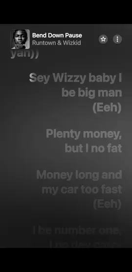 Part 113 || Bend down pause - Wizkid  #bigwiz🦅 #musiclyrics #foryoupage #wizkidfc❤️🖤🦅 #fypシ゚viraltiktok☆♡ #lyrics_songs #TIKTOKVIRAL #fundmilly #trending?sound🔥fyp📣foryou 