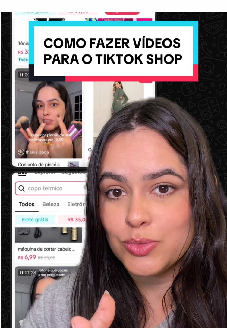 Como fazer vídeos para o tiktok shop e que apareçam na loja #tiktokshop #video #tiktokshopchegou #tips #dicas #criadordeconteudo #loja 