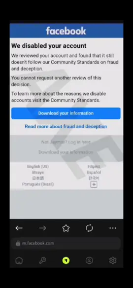 Disabled Suspended Facebook Account Recovered 🇵🇭  เพียงแค่ส่งข้อความส่วนตัวถึงผู้ที่ต้องการสร้างบัญชีที่ถูกปิดใช้งาน ระงับ หรือล็อค เราจะข้ามขั้นตอนนั้นไป. #fyp  #account  #viral  #suspended  #disabled  #bypass 