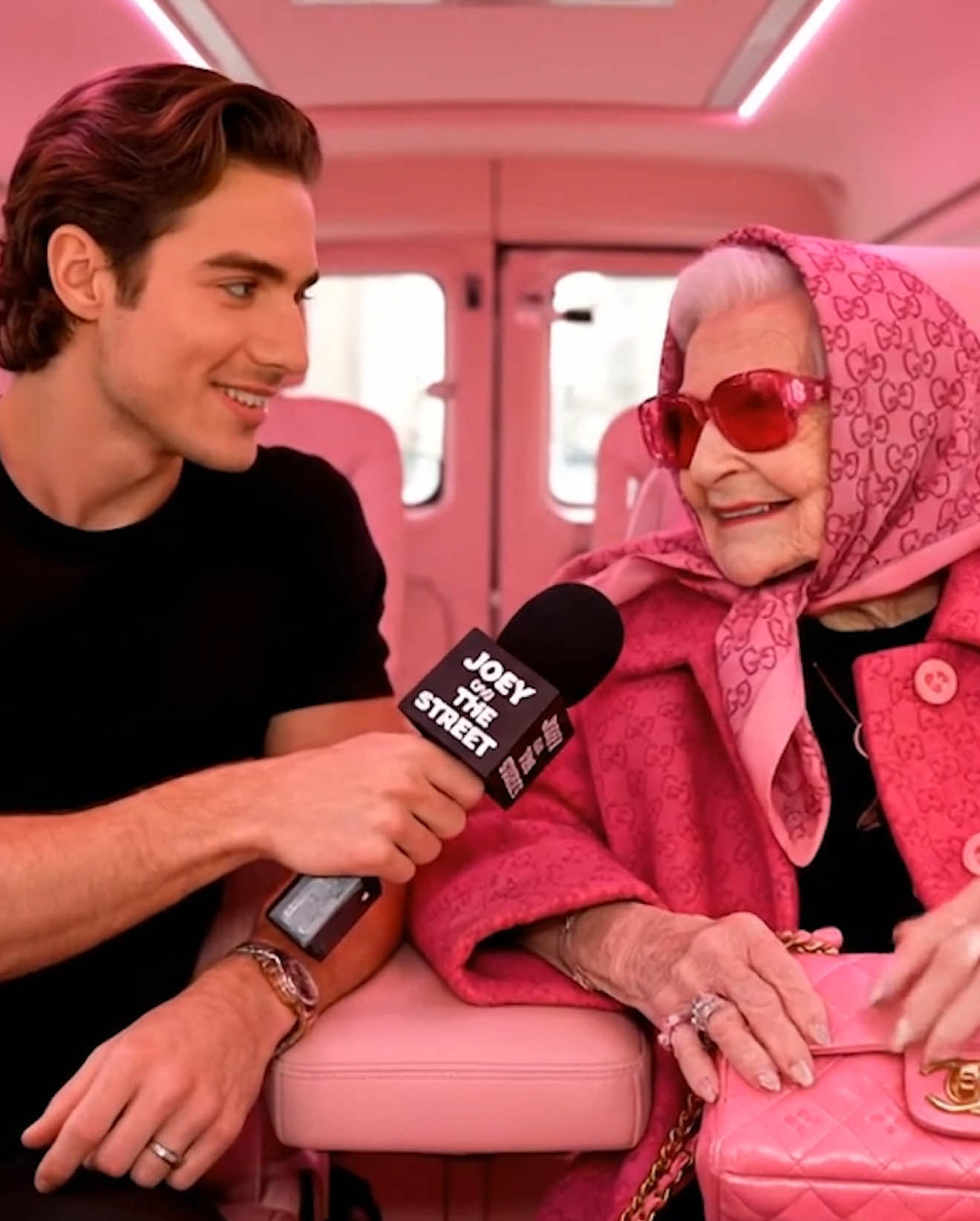 @Granny Spills is an absolute ICON 😭 #streetinterview #manonthestreet #joeyonthestreet #veo3 #relationshipadvice 