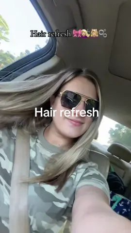 It was time for a much needed hair color! Now I’m officially ready for summer!  #hair #hairstyle #hairrefresh #haircare 