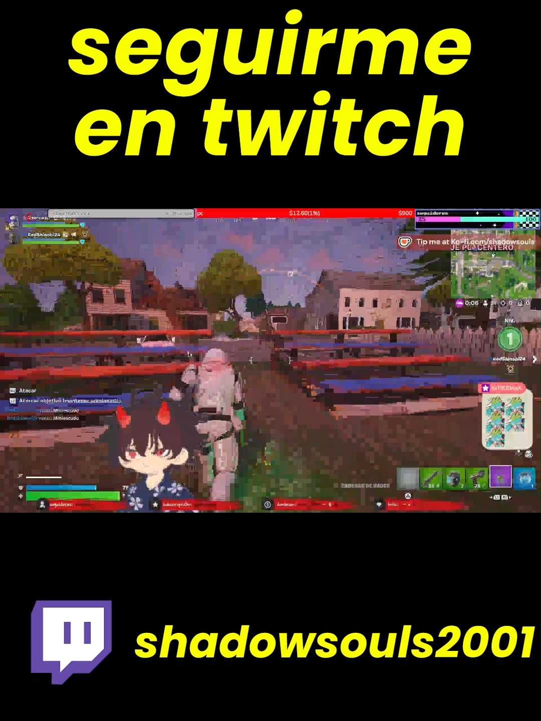 un manco hizo 2 kills #gameplays #streamer #stremchile #vtuberclips #chil