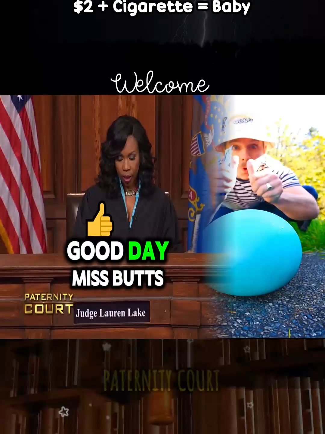 $2 + Cigarette = Baby - Part 01 #court #courtroomdrama #trialwatch #legaltiktokviral #courtroom #judge