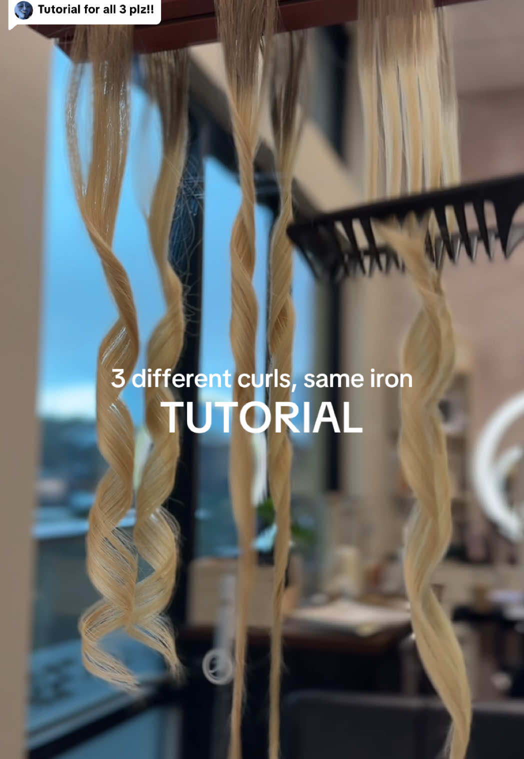 Replying to @Animemilkjugs Which one should I do a full head of? 🤭 Using my @bioionic long barrel 1” iron.  You don’t need multiple curling irons to get different curl styles.  It’s all about how you wrap and unwrap the hair. With the right technique, you can create soft waves, tight curls, with the same iron. The trick is in the way you wrap the hair around the barrel and how you release it. ✔️ A tighter wrap = a tighter curl (which also makes the hair look shorter) ✔️ A looser wrap = a softer wave (which keeps the hair looking longer) ✔️ The way you unwrap—sliding the iron out vs. letting the curl fall—can also change the end result. All of these curls were done with the same iron and the hair is the same length. The curl pattern makes all the difference. #hairstyle #howtohairstyle #hairtutorial #curlingiron #clampcurlingiron #clampcurl #atxhair #atxhairsalon #atxhairstyle #austinhair #austinhairstyle #hairstyles #easycurl #howtocurl 