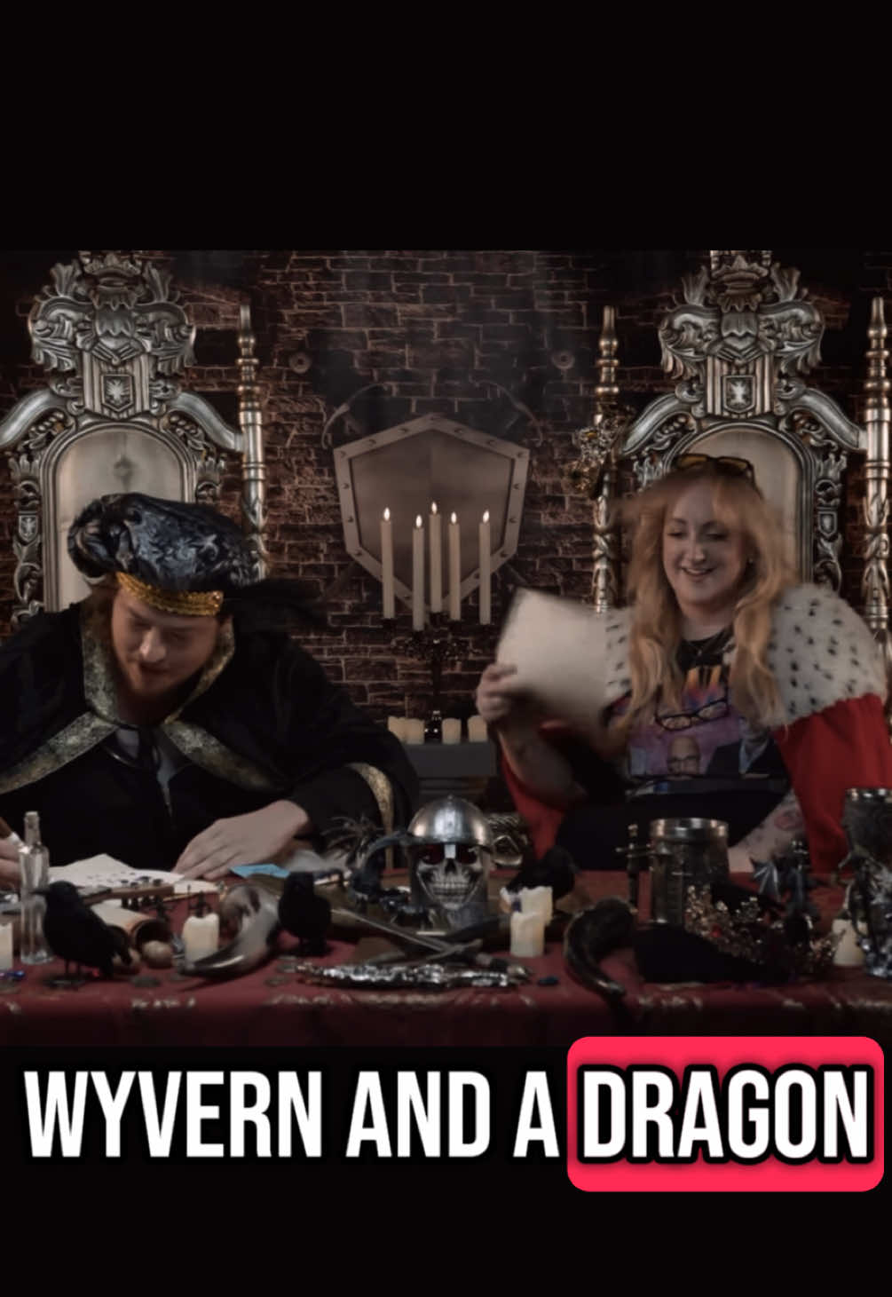 Cole Sprouse on the difference between a Wyvern and a Dragon #royalcourt #brittanybroski #colesprouse #viral #interview #celebrity #funny #dragon #wyvern #bowlcut 