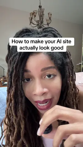 Here’s the breakdown for how to make your AI generated site look less like AI generated it and more like a real designer designed it  #vibecoding #buildinpublic #aistartups #aicoding #lovable #aitips