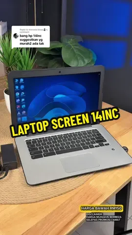 Replying to @manusia biasa🗿  LAPTOP SCREEN BERSAIZ 14 INC YANG SESUAI UNTUK BUAT KERJA PEJABAT,STUDENT YANG NAK SIAPKAN ASSIGNMENT.NAK LAYAN GAME DAN MOVIE PUN BOLEH LAPTOP SAIZ 14INC CAMERA✅ BLUETOOTH✅ WIFI✅ OFFICE✅ WORD✅ POWERPOINT✅ EXCELL✅ #laptop #laptopmurah #komputer #student #office #pelajar 
