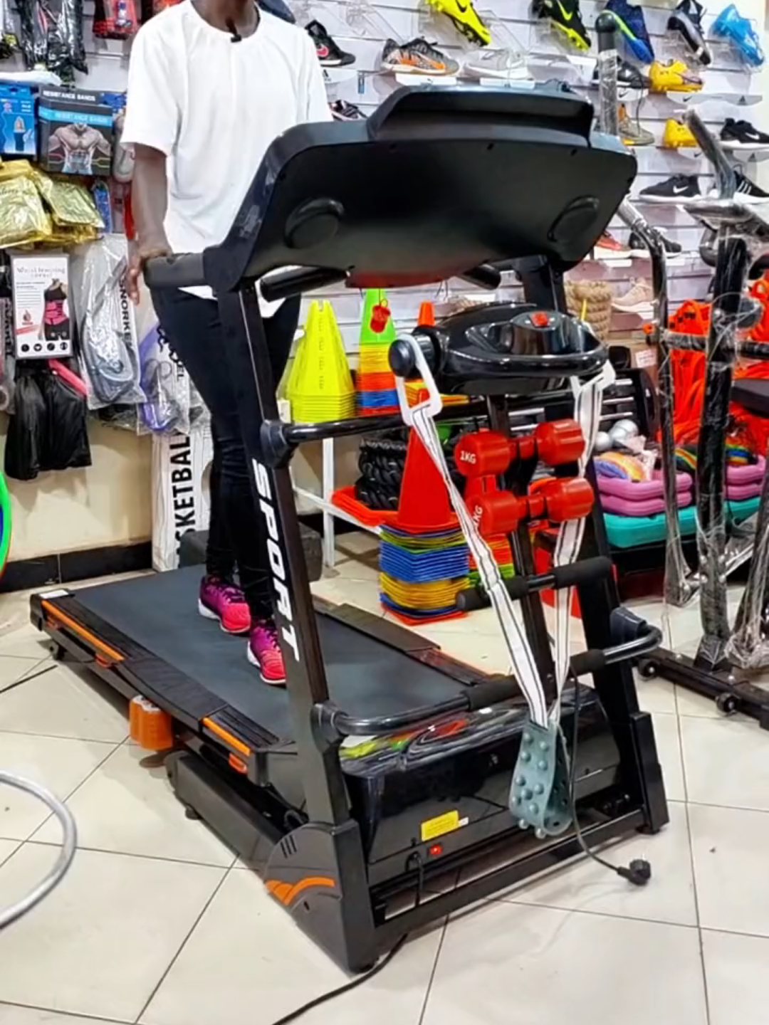 🏃‍♂️🔥 Bring the Gym Home! Introducing our Multifunctional Treadmill – perfect for walking, running, fat burning, and total body training! ✅ Up to 150KG Maximum user weight ✅ 3.5hp Powerful motor ✅ Foldable & space-saving ✅ Massager + Twister + Sit-up Station ✅ Speed control, heart rate monitor & safety lock ✅ Strong motor, smooth ride 🎯 Perfect for all fitness levels! 💥 Now at a discounted offer Whatsapp/call 0780235193 for inquiries. #Treadmill #HomeWorkout #FitnessGoals #TreadmillWorkout #CardioTraining #UgandaFitness #FitLifeUG #GymAtHome #WorkoutMotivation #Healthylifestyle #MultifunctionalTreadmill