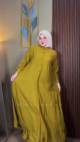 Gamis simpel tapi tetap cantik dan mewah💛🤏🏻 #gamiscantik #gamis #gamiskekinian #dress #dressmurah 