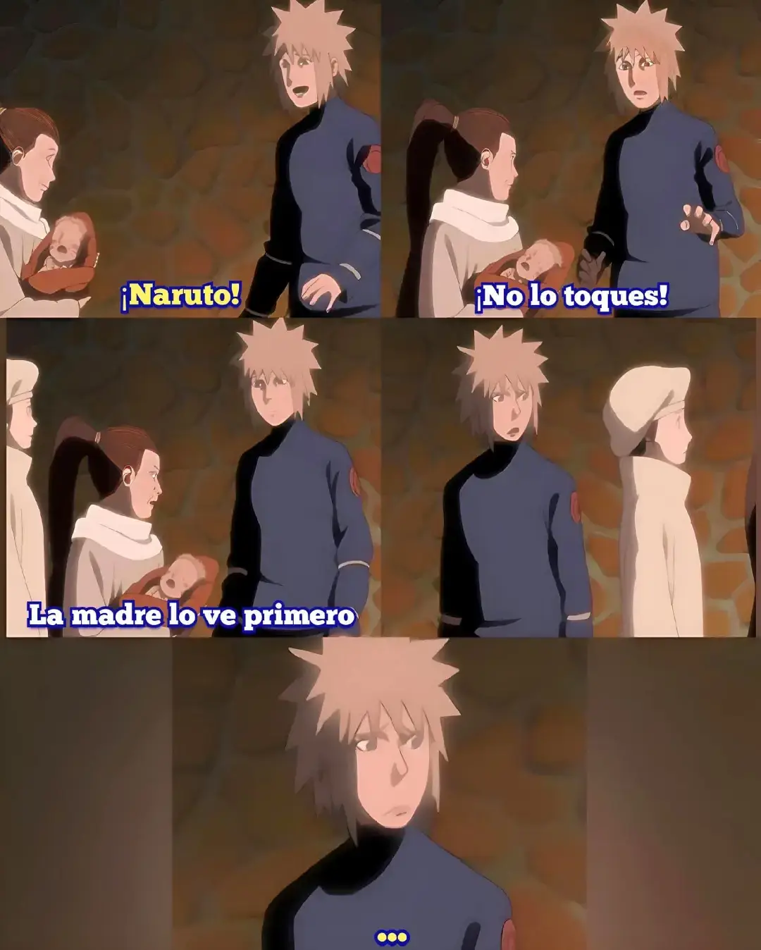 Todo comenzó con el nacimiento de Naruto. Minato estaba emocionado por conocer a su hijo, pero cuando intentó cargarlo, no lo dejaron. Ese simple “no lo toques” cambió el rumbo de la historia. En medio del protocolo y la confusión, Obito aprovechó el momento, apareció de la nada y se llevó al bebé.  Minato reaccionó, pero ya era tarde. El Kyūbi fue liberado y la aldea quedó al borde del desastre. Konoha vivió momentos de gran tensión, la calma se perdió y todo empezaba a cambiar. Minato y Kushina hicieron hasta lo imposible por proteger a su hijo y a la aldea.  Todo pudo haberse evitado si lo hubieran dejado cargarlo. Así nació Naruto… y también su destino. #minatonamikaze #narutouzumaki #🔥