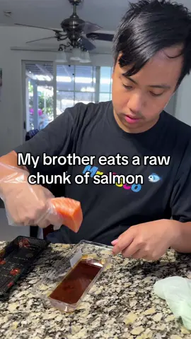 Does anyone else snack on salmon 😂