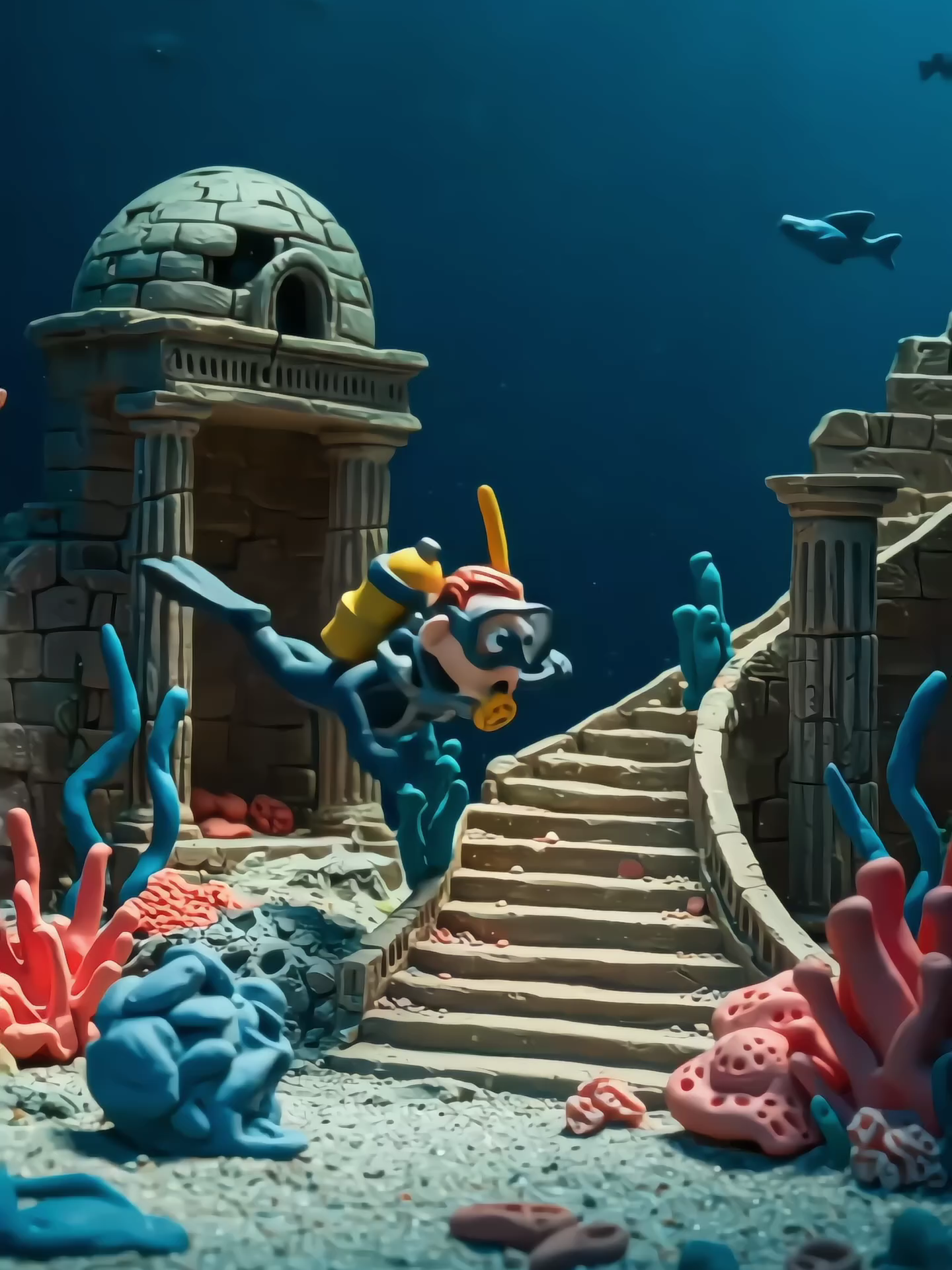 Tau gak clay... Indonesia pernah punya kerajaan bawah laut!#faktaunik #claymation #tahugakclay