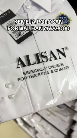 🔰CEK KERANJANG KUNING KAK 🔰Kemeja Alisan Putih Polos Lengan Panjang BEST SELLER✅ ORIGINAL✅ GRATIS ONGKIR✅ COD✅ #trending #fyp #fypage #promo #viral  #bismillahrame 