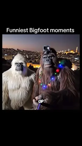 Funniest Bigfoot moments  #bigfoot #bigfootvlogs #fyp #laugh #humor #funnymemes #fypシ #funny #ai 