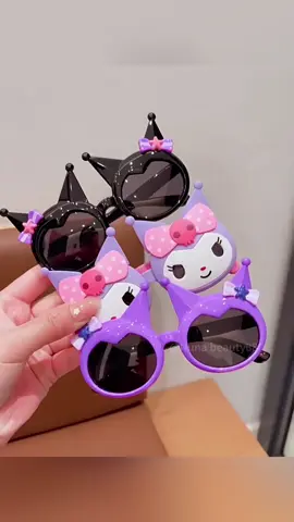 Cute Kuromi style sunglasses for children.#tiktokshop #childrenssunglasses #sunglasses #lovable #cute 