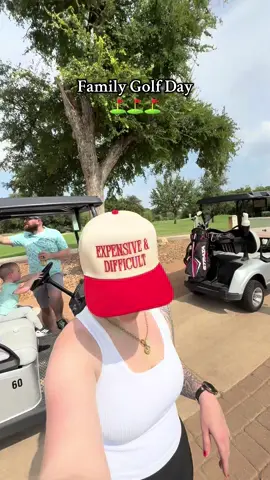 Highly recommend taking your kids golfing with you… don’t expect them to make it through 18 holes though 🤣 #momlife #golftiktok #landaparkgolfcourse #fyp 