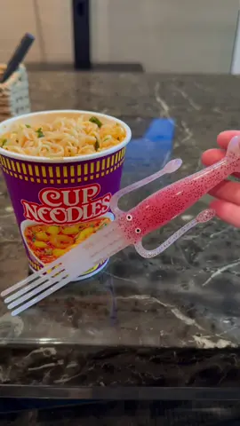 i know i know, i know the taste of sea🐙🍴 #fyp #funny #fork #cupnoodles #tableware #toys 