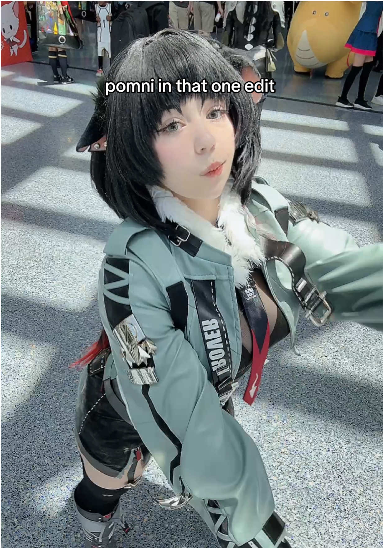 is it obvious i like this emote? #janedoe #Zzz #cosplay #animeexpo #fyp 