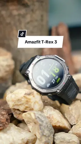 Amazfit T-Rex 3 Black ❤️‍🔥✨ #AmazfitCambodia #AmazfitTRex3 
