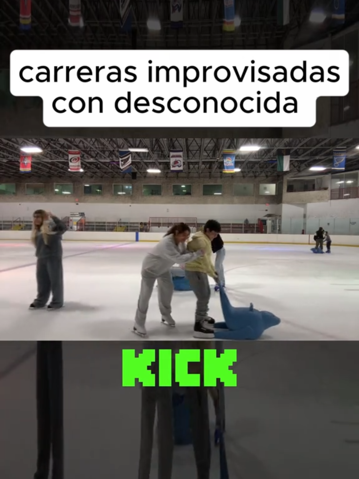 @xavijordn improvisando una carrera sobre hielo! #xavijordan #xavijordn #loszozo #viral #kick #streamclips