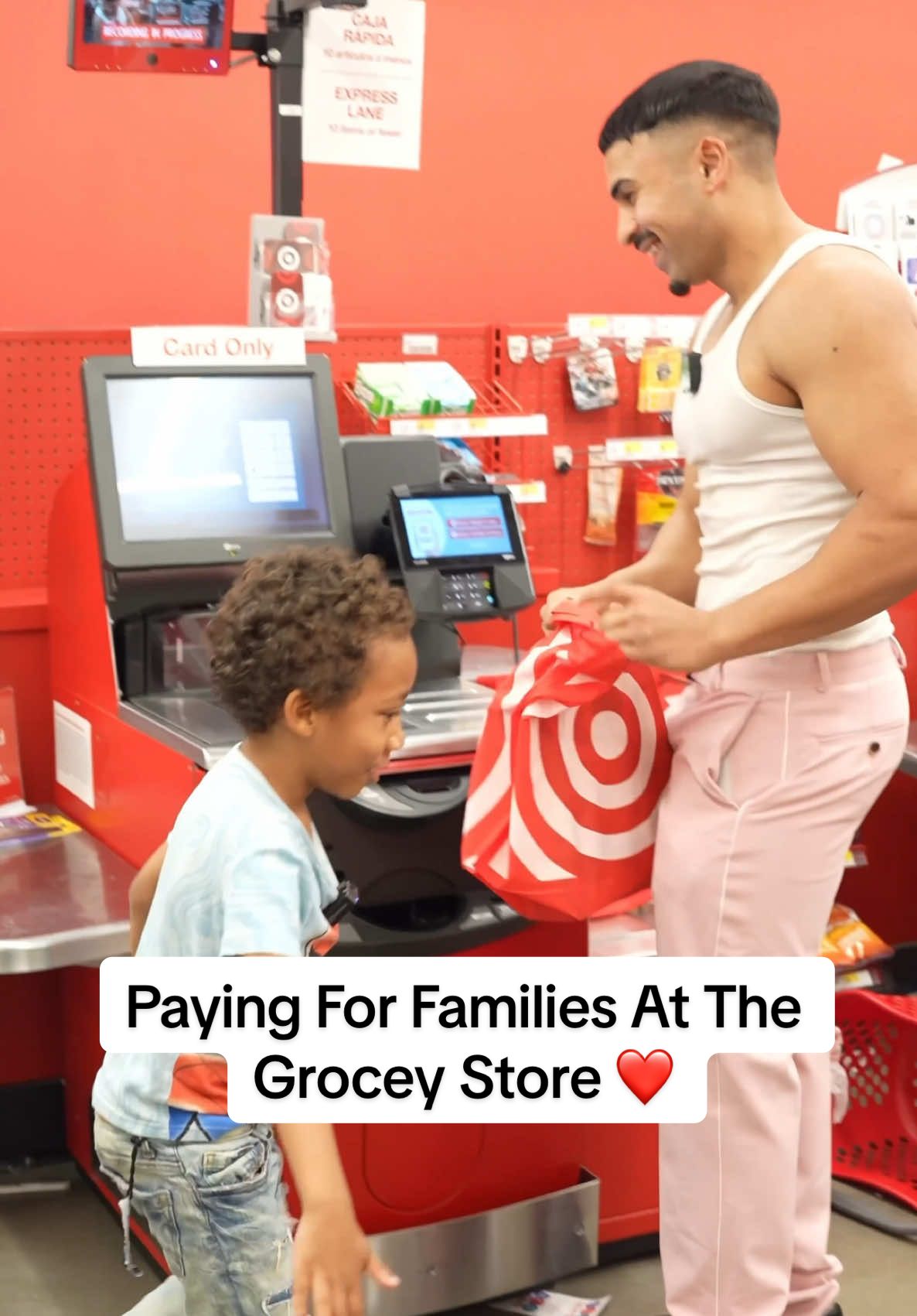 This Kid Was Ready 🤣💪 #fyp #family #fypシ #foryoupage #groceryshopping #Love #lol 