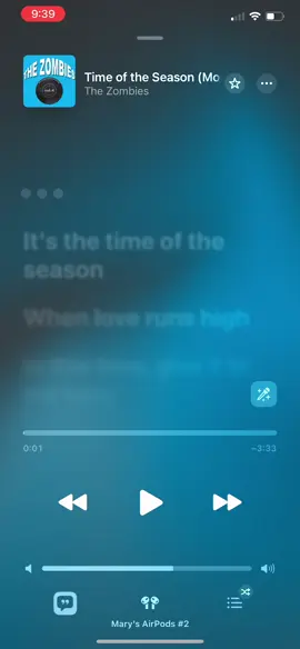#timeoftheseason #thezombies #whosyourdaddy #lyrics