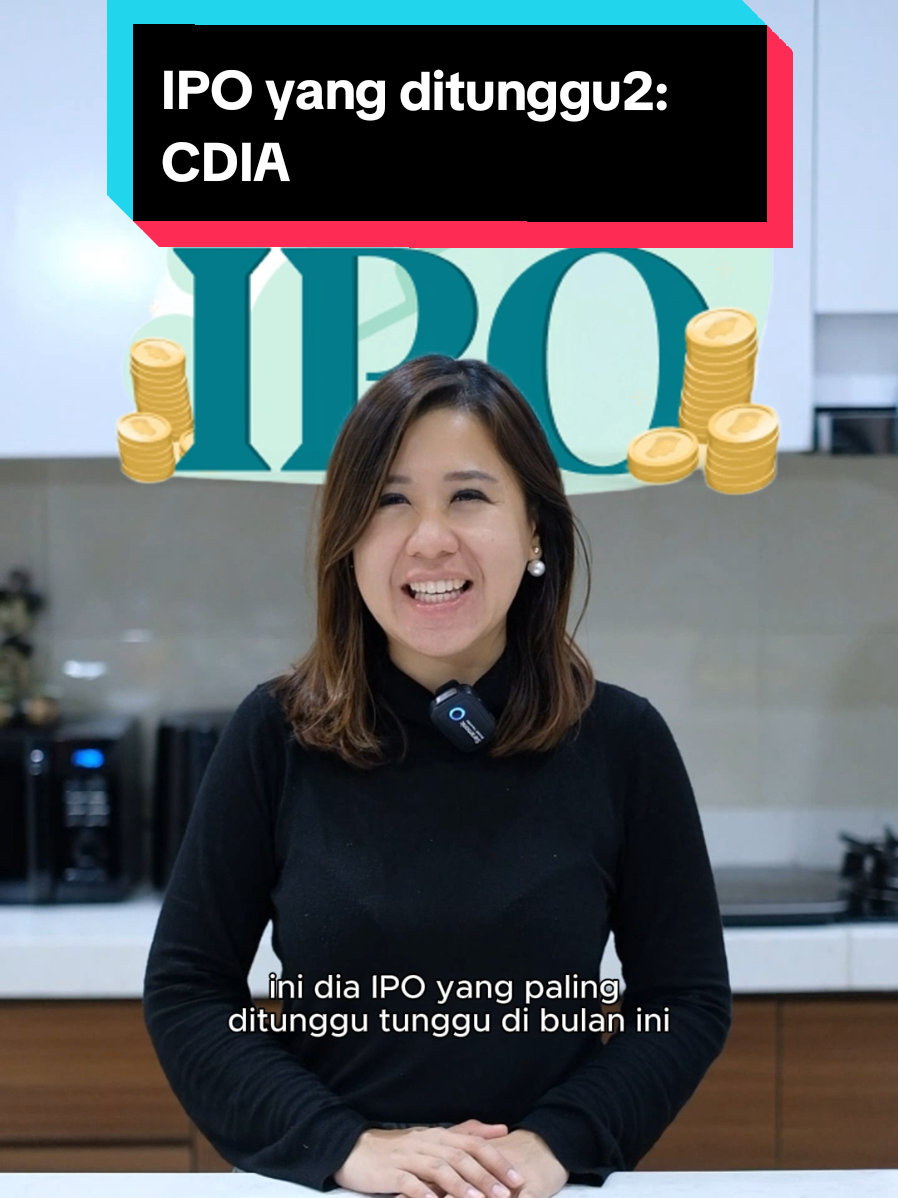 Hi, I'm back! Kali ini, saya akan membahas mengenai IPO yang akan listing di tanggal 9 Juli besok. Penawaran umumnya masih bisa sampai Senin hari ini (video dibuat kemarin malam). Kalau kamu buy atau bye2? *not financial advice disclaimer* #ipo #investasi #cdia #prajogopangestu #bren #brpt #ptro #cuan #heyhey #investor #investment #saham #serunyabelajar #serunyaditiktok #serunyabareng #serunyaberbagi #samasamabelajar #samasamaditiktok #samasamaberkarya  #investormomlucy
