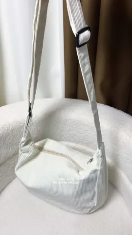 Mumu Japanese Corduroy Woman Sling bag #slingbag #shoulderbag #corduroybag #womenbag #bagforwomen 
