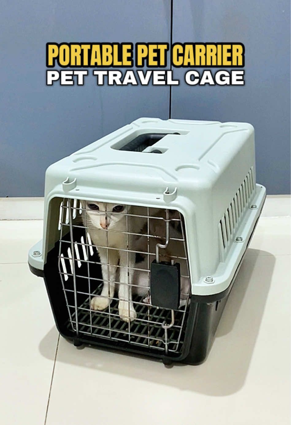 Must have ng pet lover🤩✨ Pet travel cage, portable pet carrier, cat cage, dog Cage. #petcarrier #petcage #travelcage #dogcage #catcage #portablecage 