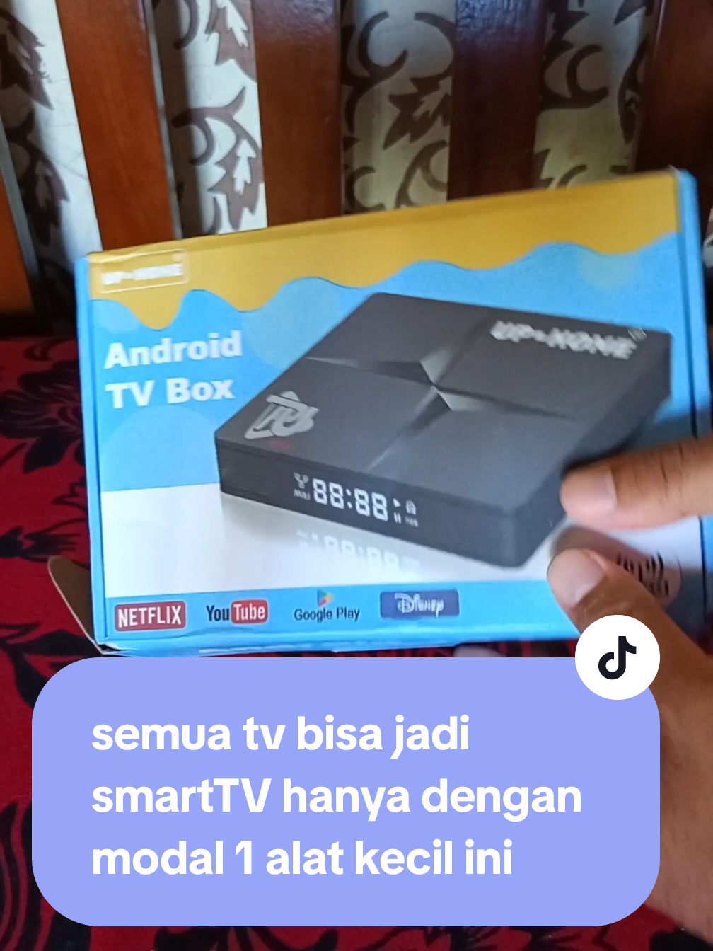 semua tv bisa jadi smartTV hanya dengan modal 1 alat kecil ini , ini namanya Android tv box dari up home #tvbox #tvboxandroid #androidtv #tvyoutube #smarttv 