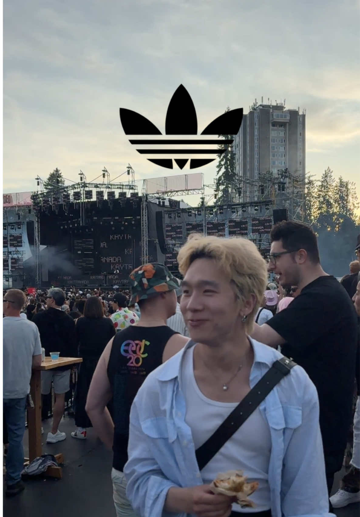 What to expect for your first music festival ft. @adidas  superstars #adidasCA #adidaspartner 
