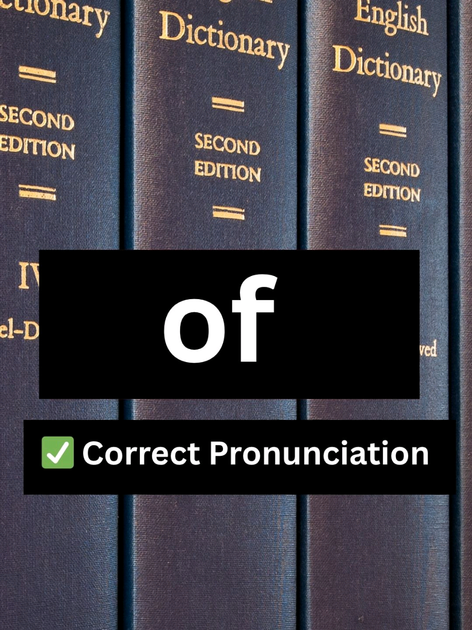 How to Pronounce Of | English Pronunciation Guide #PronounceOf #EnglishPronunciation #LearnEnglish #HowToSayOf #SpeakEnglish
