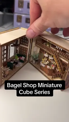 Miniature Bagel Shop Cube Series!! #miniatures #miniature #bagelshop #3dpuzzle #fantasymagic #tinyshop #tinythings #tinyhouse #miniatureshop #dealsforyoudays #tiktokshopcreatorpicks 