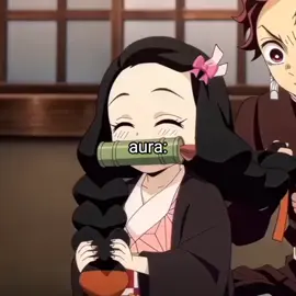 she's so cute but she's is demon🤭#fyp #nezuko #demonslayer #ឡាចម្នាក់មួយទៅណាកុំរឹកពេក😊 