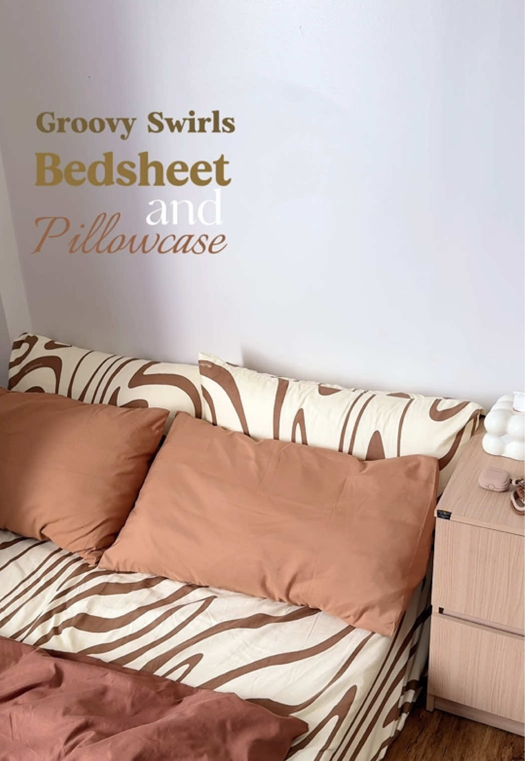 comfy beddings from @hollermall ✨ #beddings #bedsheet #pillowcase 